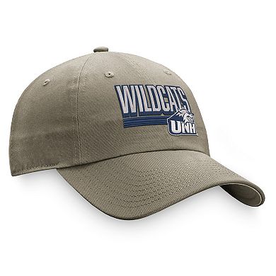 Men's Top of the World Khaki New Hampshire Wildcats Slice Adjustable Hat