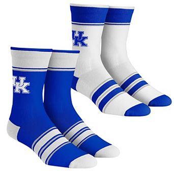 Youth Rock Em Socks Kentucky Wildcats Multi-Stripe 2-Pack Team Crew Sock Set