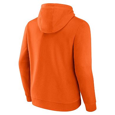 Men's Majestic Orange Houston Astros Utility Pullover Hoodie