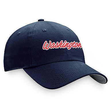 Women's Fanatics Branded Navy  Washington Capitals Breakaway Adjustable Hat