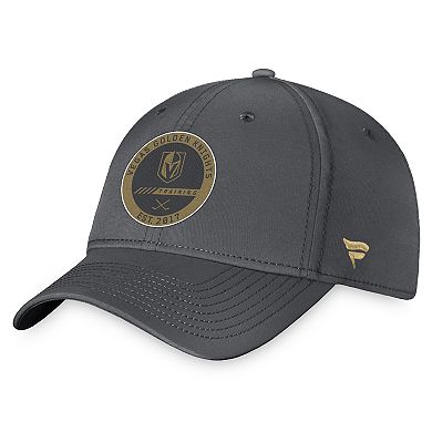 Men's Fanatics Branded Gray Vegas Golden Knights 2022 Authentic Pro Training Camp Flex Hat
