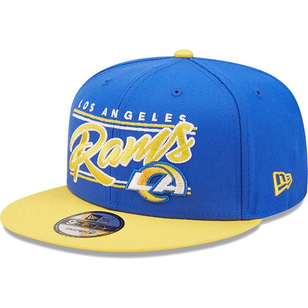 Women's New Era Royal Los Angeles Rams Script 9TWENTY Adjustable Hat