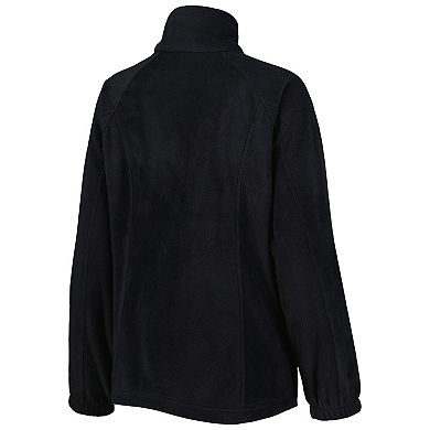 Women's Columbia Black Chicago Bulls Benton Springs Raglan Full-Zip Jacket