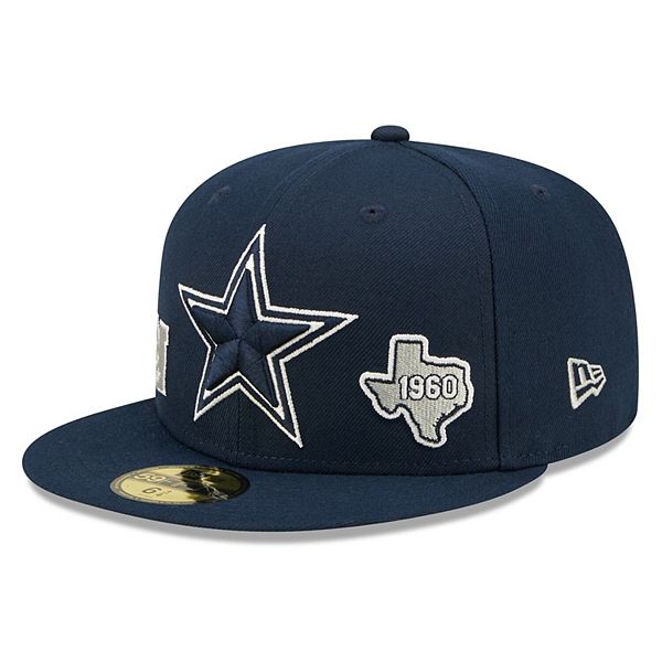 Dallas Cowboys New Era Team State Clip 59FIFTY Fitted Hat - Navy