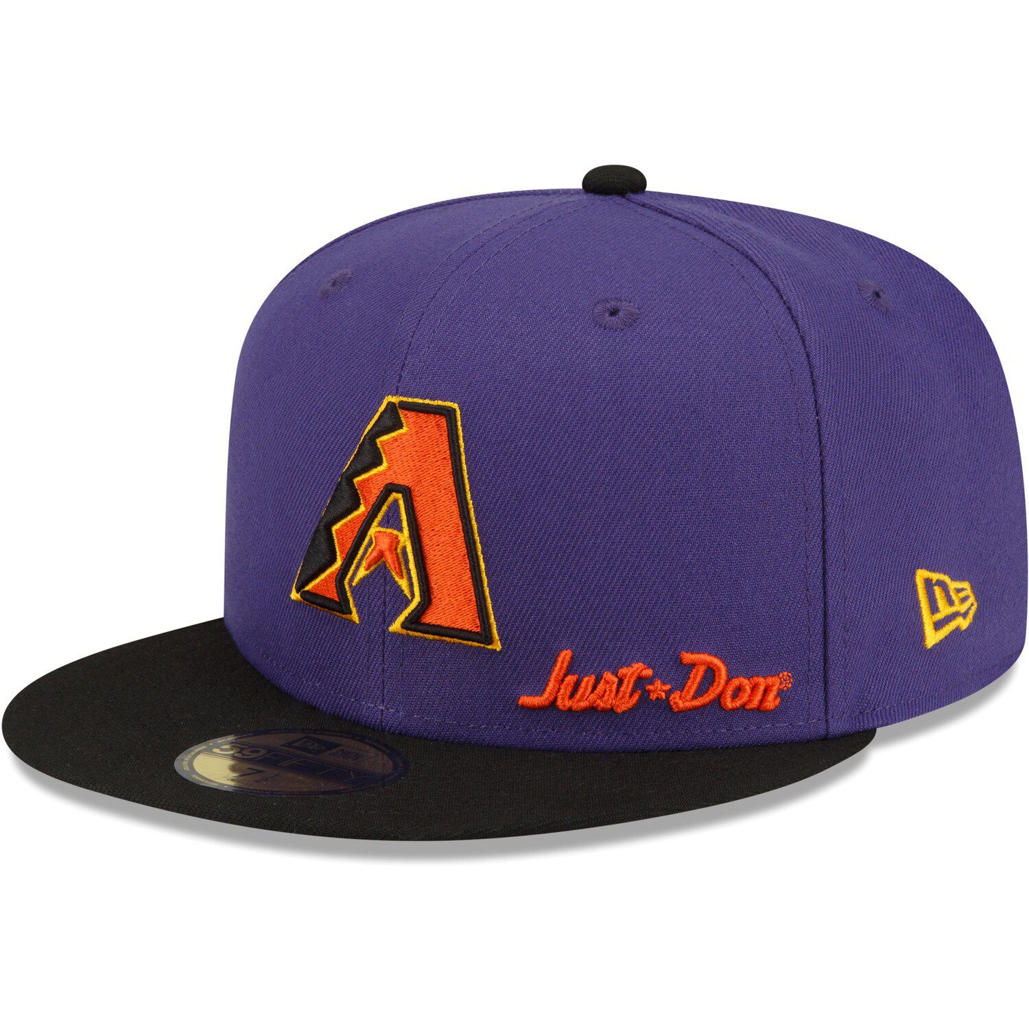 Men's New Era Purple Arizona Diamondbacks Lavender Undervisor 59FIFTY Fitted Hat