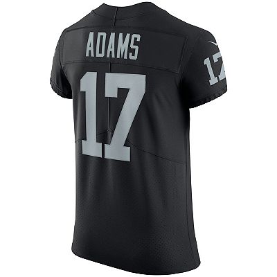 New Nike Davante Adams Embroidered On Field Jersey Black Las factory Vegas Raiders XL