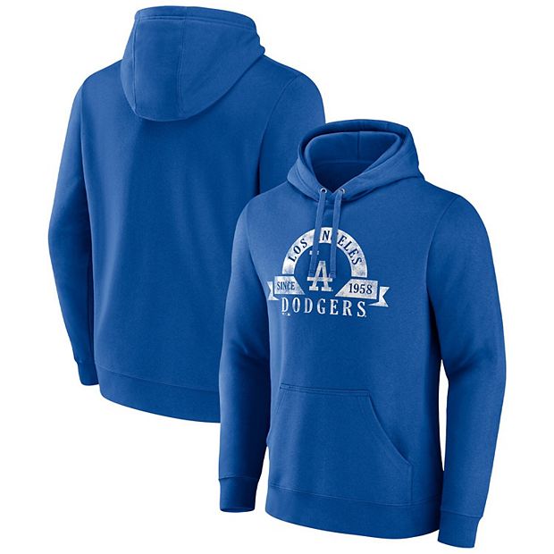 Men's Majestic Royal Los Angeles Dodgers Utility Pullover Hoodie