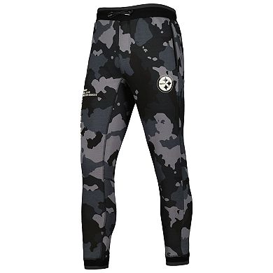 Unisex The Wild Collective Black Pittsburgh Steelers Camo Jogger Pants