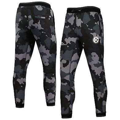 Unisex The Wild Collective Black Pittsburgh Steelers Camo Jogger Pants