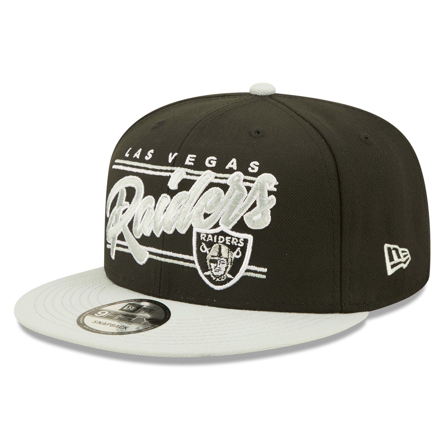 Las Vegas Raiders Hat | New Era Gray/Black Neo 9FORTY Flex Adjustable