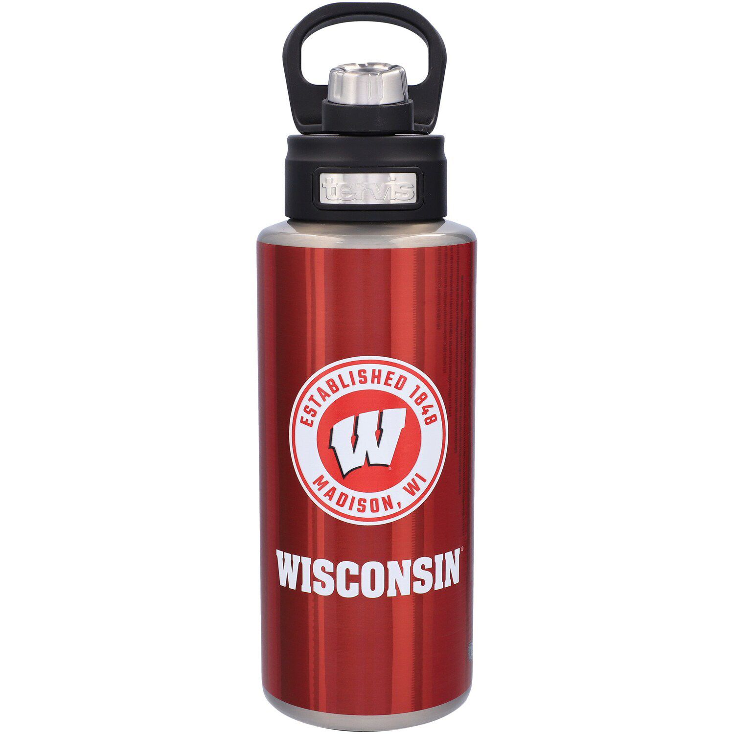 30oz Yeti Wisconsin Badgers Engraved Stainless Steel Thermos