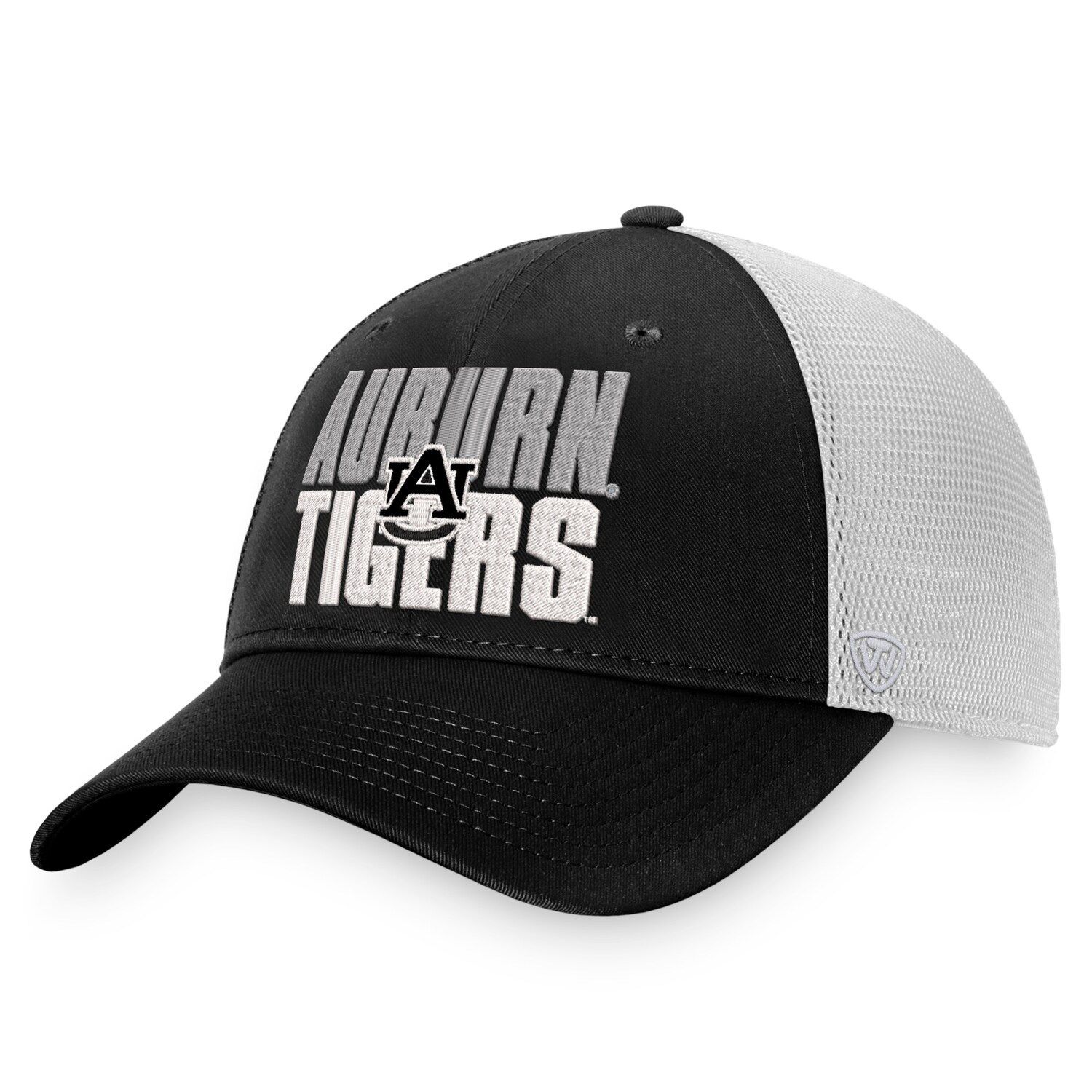 Youth '47 Navy Auburn Tigers Levee Trucker Adjustable Hat