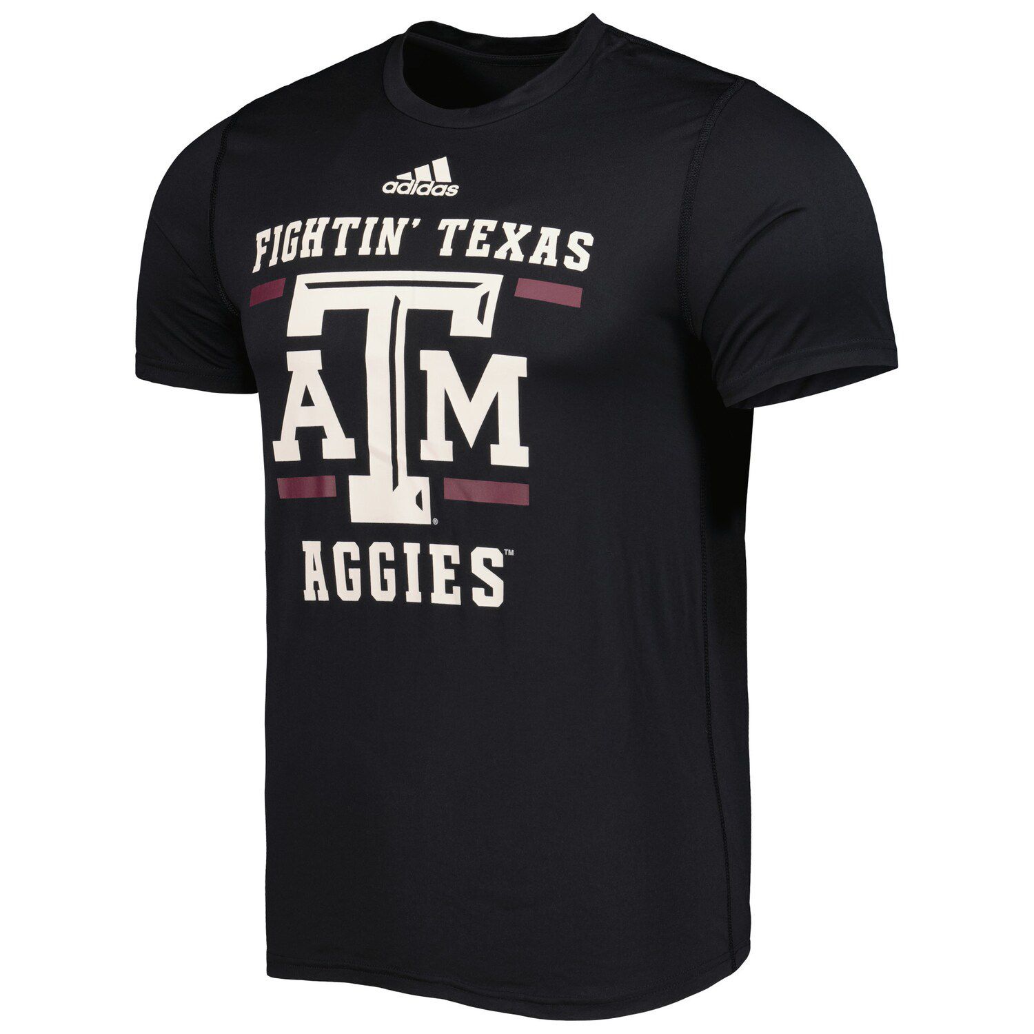 Men's Adidas Black Texas A&M Aggies Alternate Uniform AEROREADY T-Shirt