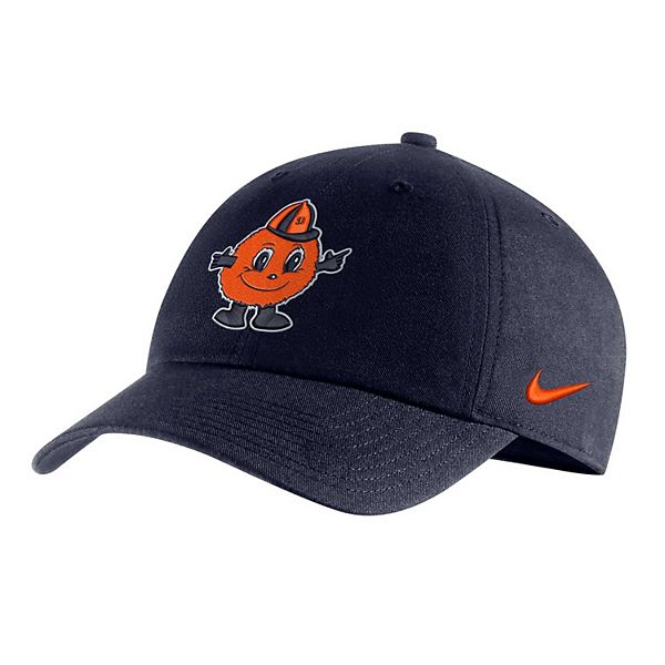 Nike Navy Syracuse Orange Heritage86 Logo Adjustable Hat