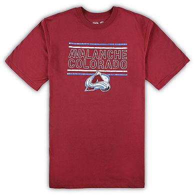 Men's Burgundy Colorado Avalanche Big & Tall T-Shirt & Pajama Pants Sleep Set