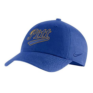 Men's Nike Royal Pitt Panthers Heritage86 Logo Adjustable Hat