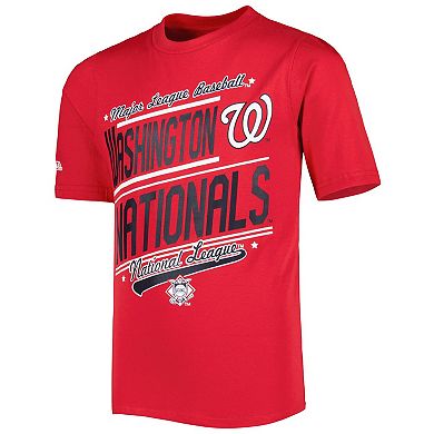 Youth Stitches Red/White Washington Nationals Combo T-Shirt Set