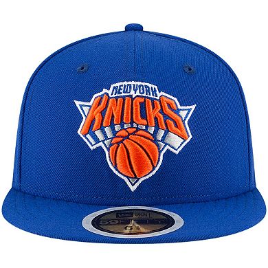 Youth New Era Blue New York Knicks Official Team Color 59FIFTY Fitted Hat