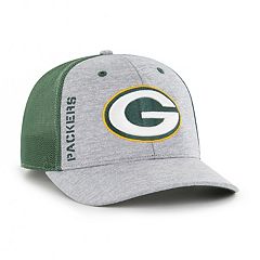 Men's '47 Heathered Gray/Green Green Bay Packers Motivator Flex Hat