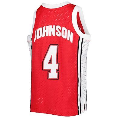 Youth Mitchell & Ness Larry Johnson Scarlet UNLV Rebels Swingman Replica Jersey