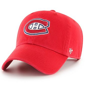Men's '47 Red Montreal Canadiens Team Clean Up Adjustable Hat