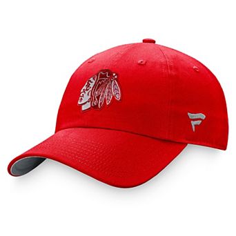 Women's Fanatics Branded Red Chicago Blackhawks Iconic Glimmer Adjustable Hat