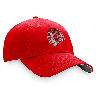 Women's Fanatics Branded Red Chicago Blackhawks Iconic Glimmer Adjustable Hat