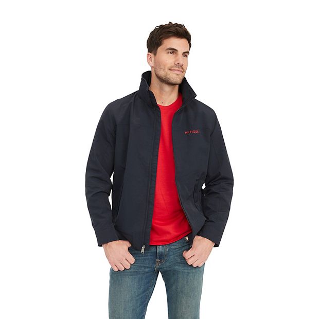 Tommy Hilfiger Men s Regatta Water Resistant Jacket Desert Sky M