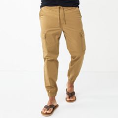 Men's Slim Cargo Pull-On Pants, Men's Clearance