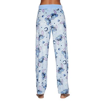 Juniors' Lilo & Stitch Sueded Fleece Pajama Pants