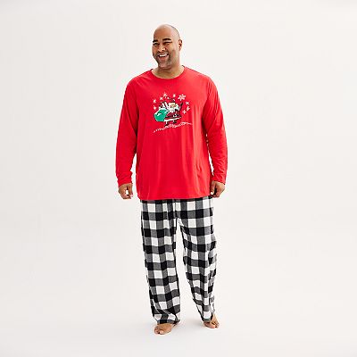 Big Tall Jammies For Your Families Top Bottoms Pajama Set