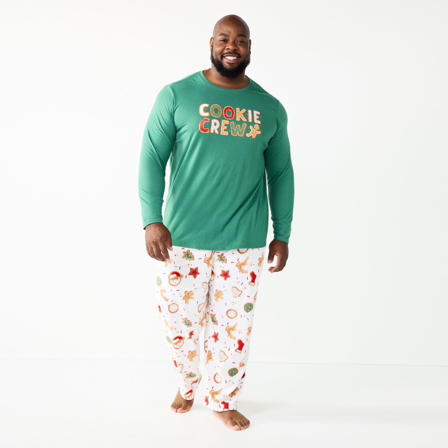 Boys 4-20 Jammies For Your Families® Get Your Jingle On Microfleece Top and  Bottoms Pajama Set