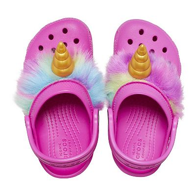 Girls unicorn crocs best sale