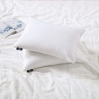 Serta® HeiQ Cooling Softy-Around Feather & Down Set of 2 Pillows