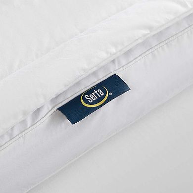Serta® HeiQ Cooling 3-Inch Thick White Downtop Featherbed