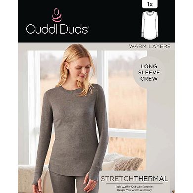 Women's Cuddl Duds® Stretch Thermal Long Sleeve Crew Top