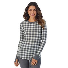 Cuddl Duds Women's Fleecewear with Stretch Crew Neck, Heather Coal, Large :  Buy Online at Best Price in KSA - Souq is now : Fashion