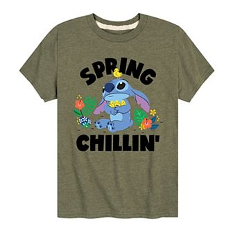 Disney's Lilo & Stitch Boys 8-20 Spring Chillin Graphic Tee
