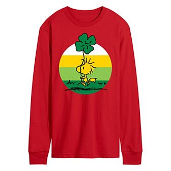 Men's Peanuts Woodstock Shamrock Tee