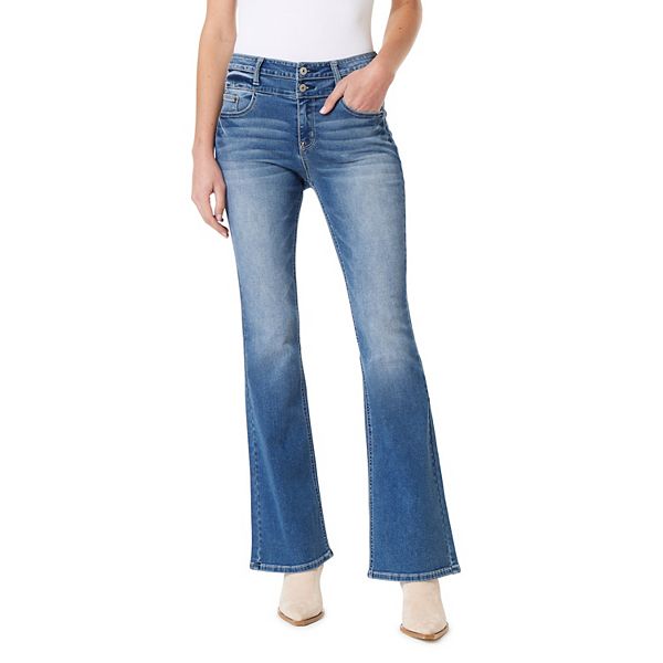 Juniors' WallFlower Insta Soft Sassy High Rise Flare Jeans