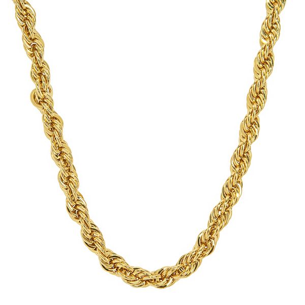 LC Lauren Conrad Gold Tone Twisted Chain Necklace