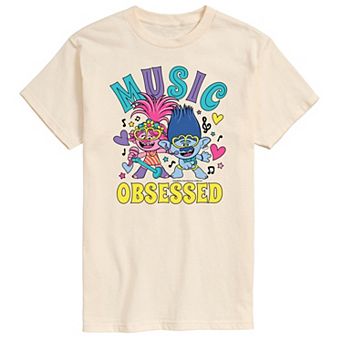 Men's Trolls Music Music Obsessed Tee