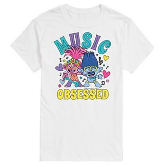 Men's Trolls Music Music Obsessed Tee