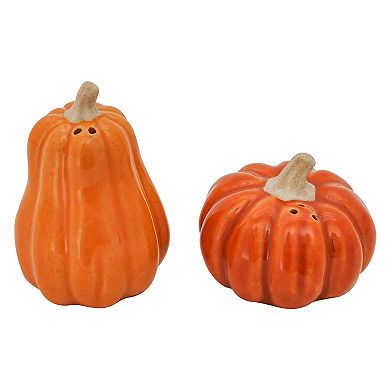 Celebrate Together Fall Harvest Pumpkin Salt and Pepper Shaker Set