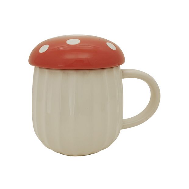 Mushroom Lidded Ceramic Mug by World Market