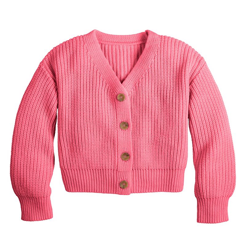 Kohls pink sale cardigan