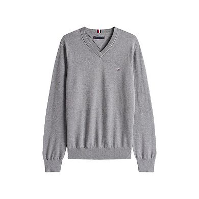 Men's Tommy Hilfiger Essential Cotton V-Neck Sweater