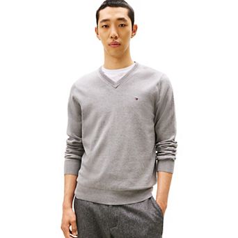 Men's Tommy Hilfiger Essential Cotton V-Neck Sweater