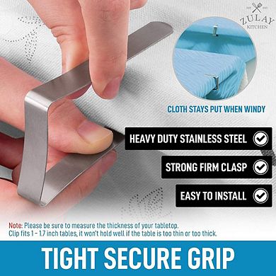 Zulay Kitchen 30 Pack Tablecloth Clips
