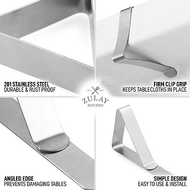 Zulay Kitchen 30 Pack Tablecloth Clips